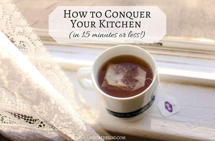 How to Conquer Your Kitchen in 15 Minutes (or less!)