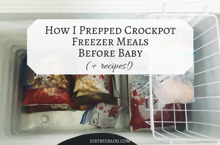How I Prepped Crockpot Freezer Meals Before Baby (+ recipes!)