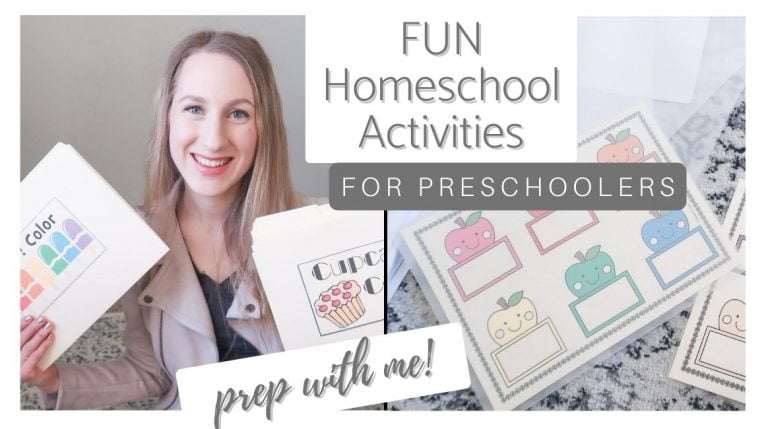 Fun Homeschool Activities for Preschoolers!