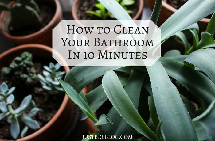 How to Clean Your Bathroom In 10 Minutes