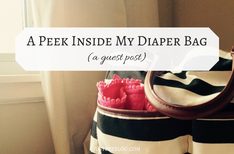 A Peek Inside My Diaper Bag: A Guest Post