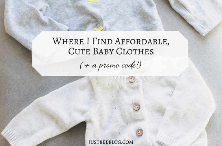 Where I Find Affordable, Cute Baby Clothes (+ a promo code!)