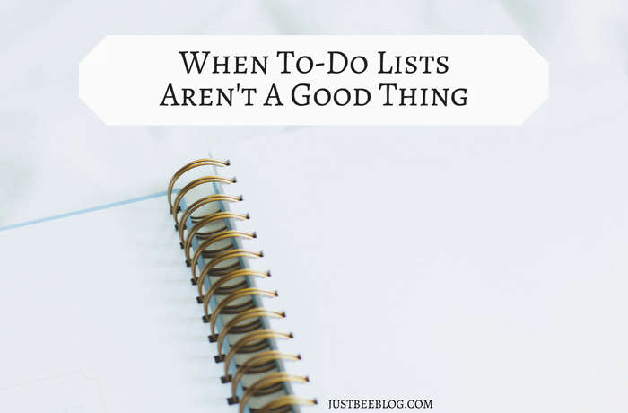 When To-Do Lists Aren’t a Good Thing