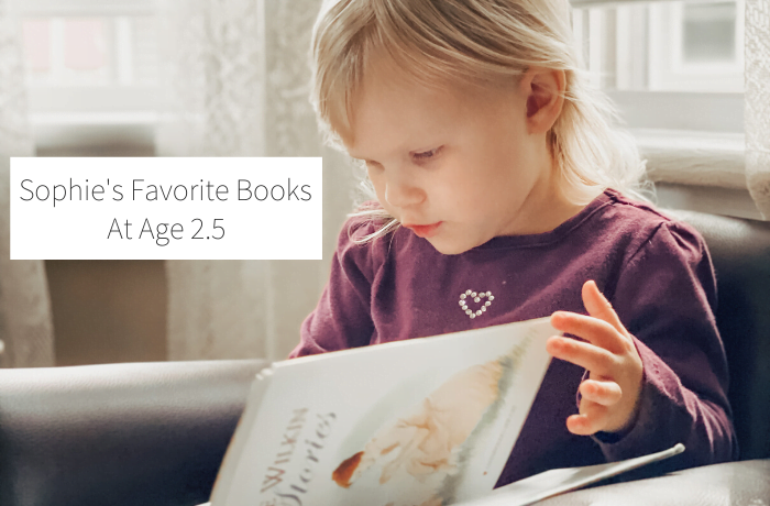 Sophie’s Favorite Books at Age 2.5