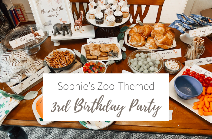 Sophie’s Zoo-Themed 3rd Birthday Party