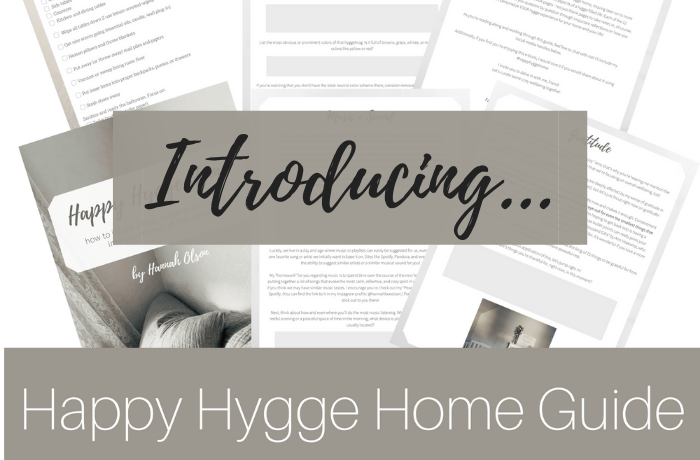 Introducing: Happy Hygge Home!