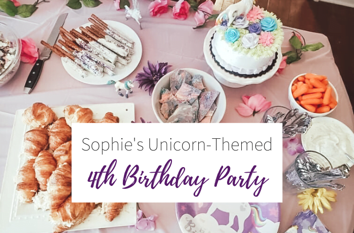Sophie’s Unicorn-Themed 4th Birthday Party